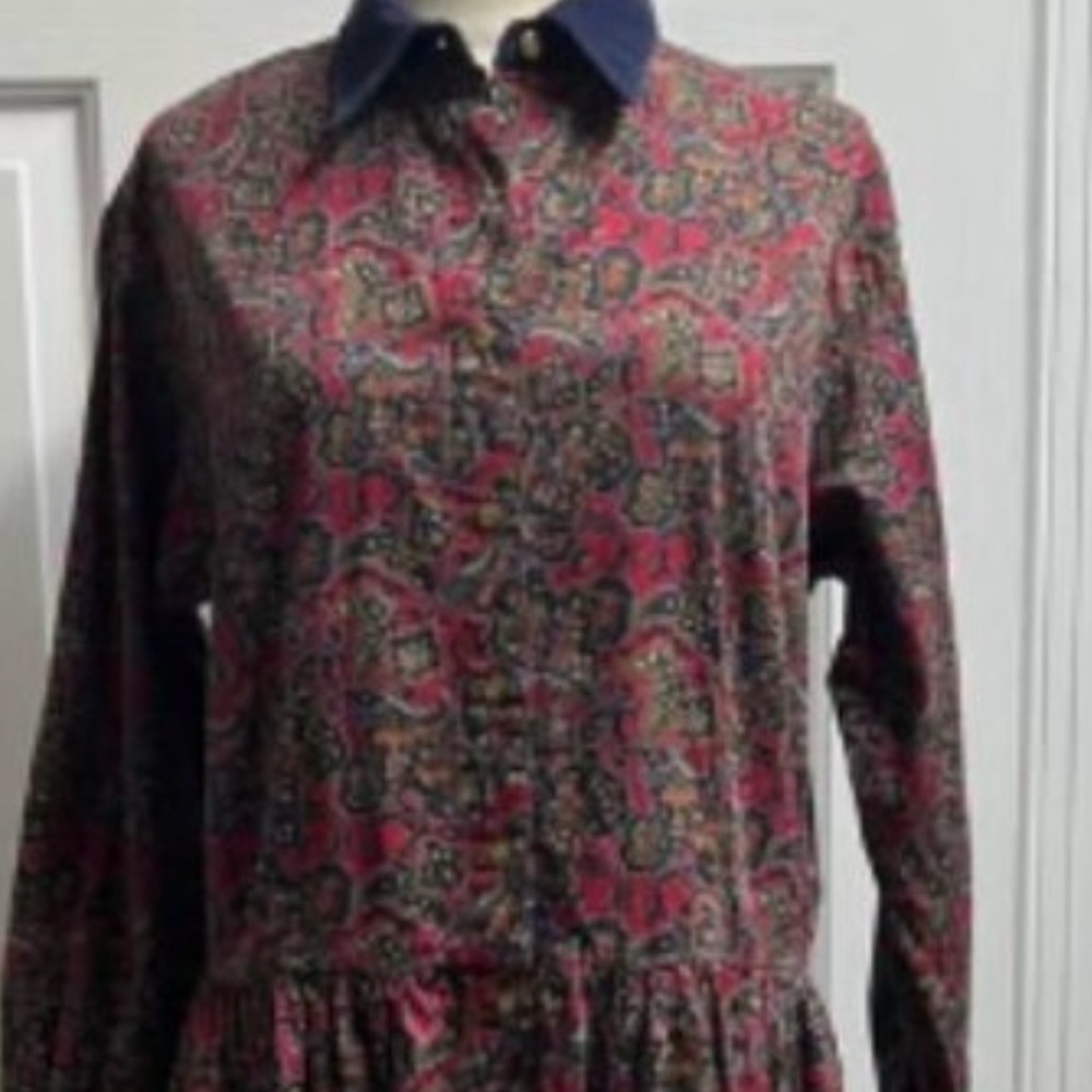 Eddie Bauer Vintage Women’s Patterned Dress Size S - Picture 4 of 5